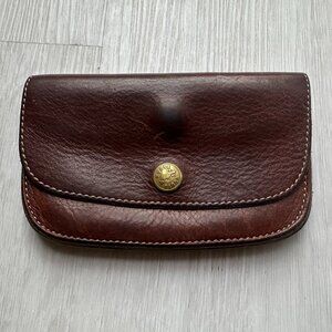 Vintage ROOTS Brown Leather Wallet